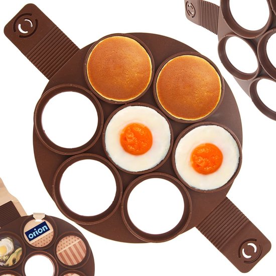Anneau En Silicone Pour œufs Rond - Moule Antiadhésif Pour Omelette, Crêpes - Neuf
