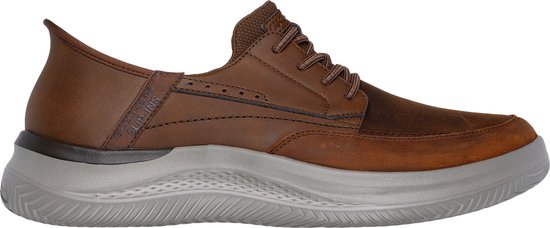 Skechers Hasting - Rory Chaussures à enfiler pour hommes - Marron châtain - Taille 44