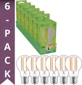 LED's Light Ultra LED Filament lampen E27 - Energielabel A - Transparant - 3.8W - 6PACK