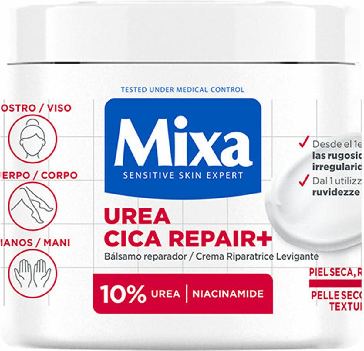 Balsem voor Lichaamsverzorging Mixa UREA CICA REPAIR+ 400 ml