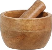 Exellent Houseware - vijzel - hout - mangohout