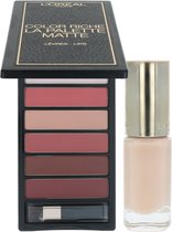 L'Oréal Color Riche Matte Lip Palette + Nailpolish - Nude