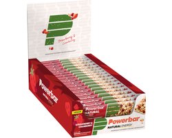 Powerbar Vegan energiereep | Natural Energy Bar | Strawberry & Cranberry 18x40g