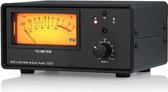 VU102 - 2-Weg Audio Selector Versterker/Luidspreker Schakelaar - VU-meter en Afstandsbediening