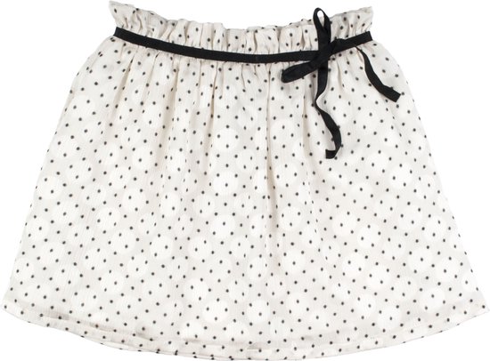 Rumbl Royal - Rokje - Beige/Zwart - Dots - Maat 104/110