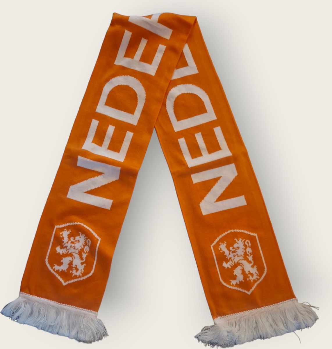 HD sjaal Nederland oranje/wit| WK 2026 | Nederlandse Elftal Sjaal | Holland Souvenir