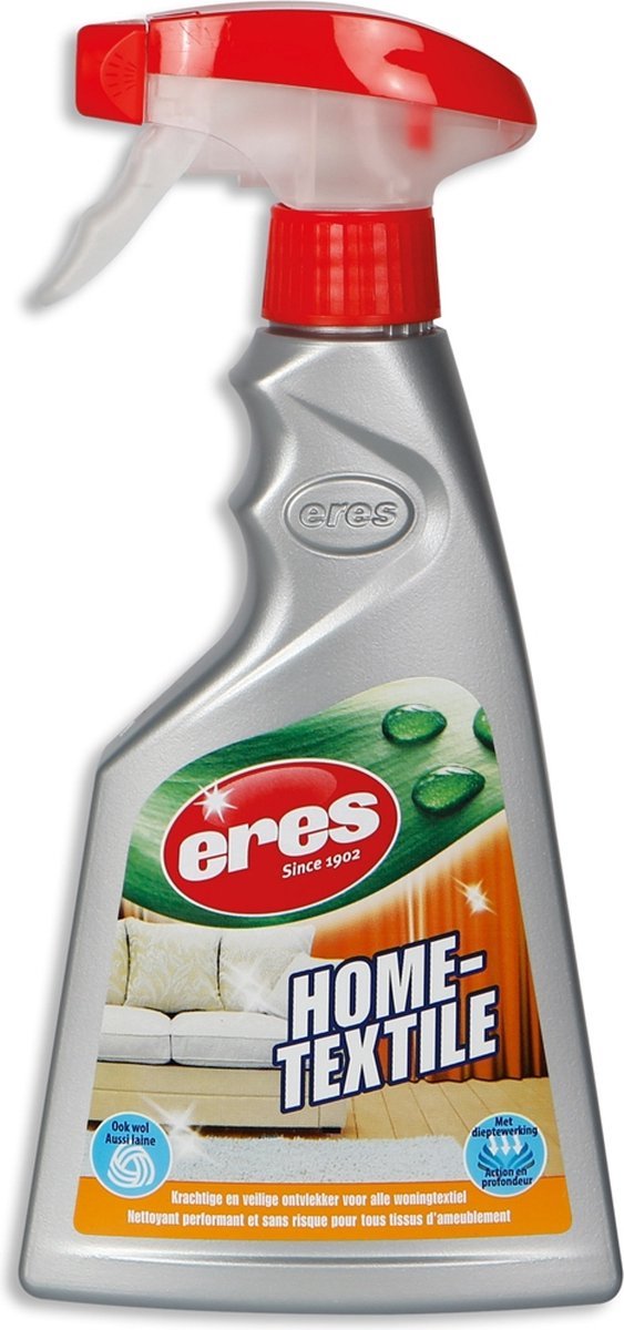Eres – Home Textile – Tapijtreiniger – Vlekkenreiniger – Bankreiniger – Krachtige en veilige ontvlekker voor alle woningtextiel – 500ml