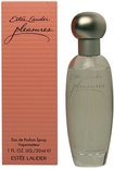 Estée Lauder Pleasures Eau de Parfum spray 30 ml, in een perzikkleurige doos met horizontale strepen.