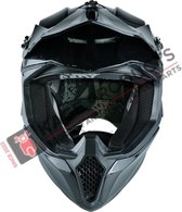 Helm MT Falcon Solid glans zwart L