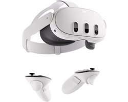 Meta Quest 3 128 GB - VR Bril 128 GB - Qualcomm Snapdragon XR2 Gen 2 - 2064 x 2208 Pixels - USB Type-C - Wi-Fi 6E - zwart,wit