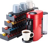 Koffiepads houder voor Capsules koffie Vertuoline Lade Multi Tier voor Vertuo Capsules Opslag (4 Tier) 80 pods
