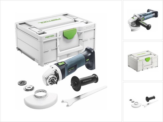 Festool accu haakse slijper - AGC 18-125 EB-Basic
