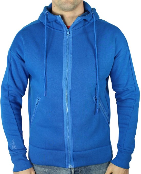 Just Emporio Heren Hoody Vest-Glass-2024-Royal Bleu-Maat M