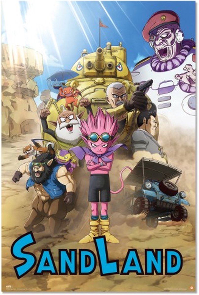 Posterpoint Sand Land poster - Manga - Anime - Japan - Beelzebub - Tank - Rao - 61 x 91.5 cm. multi color