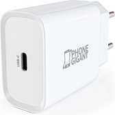 PhoneGigant USB C 20W Adapter - Snellader - Universeel - Wit