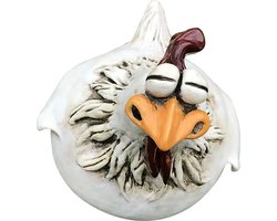 Grappige Kip Tuindecoratie – Hars Beeld – Boerderij & Binnenplaats Decor – Housewarming Cadeau