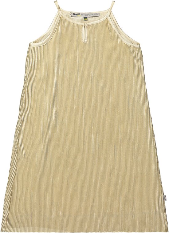 Rumbl Royal Jurk Goud Plissé Maat 164 bol