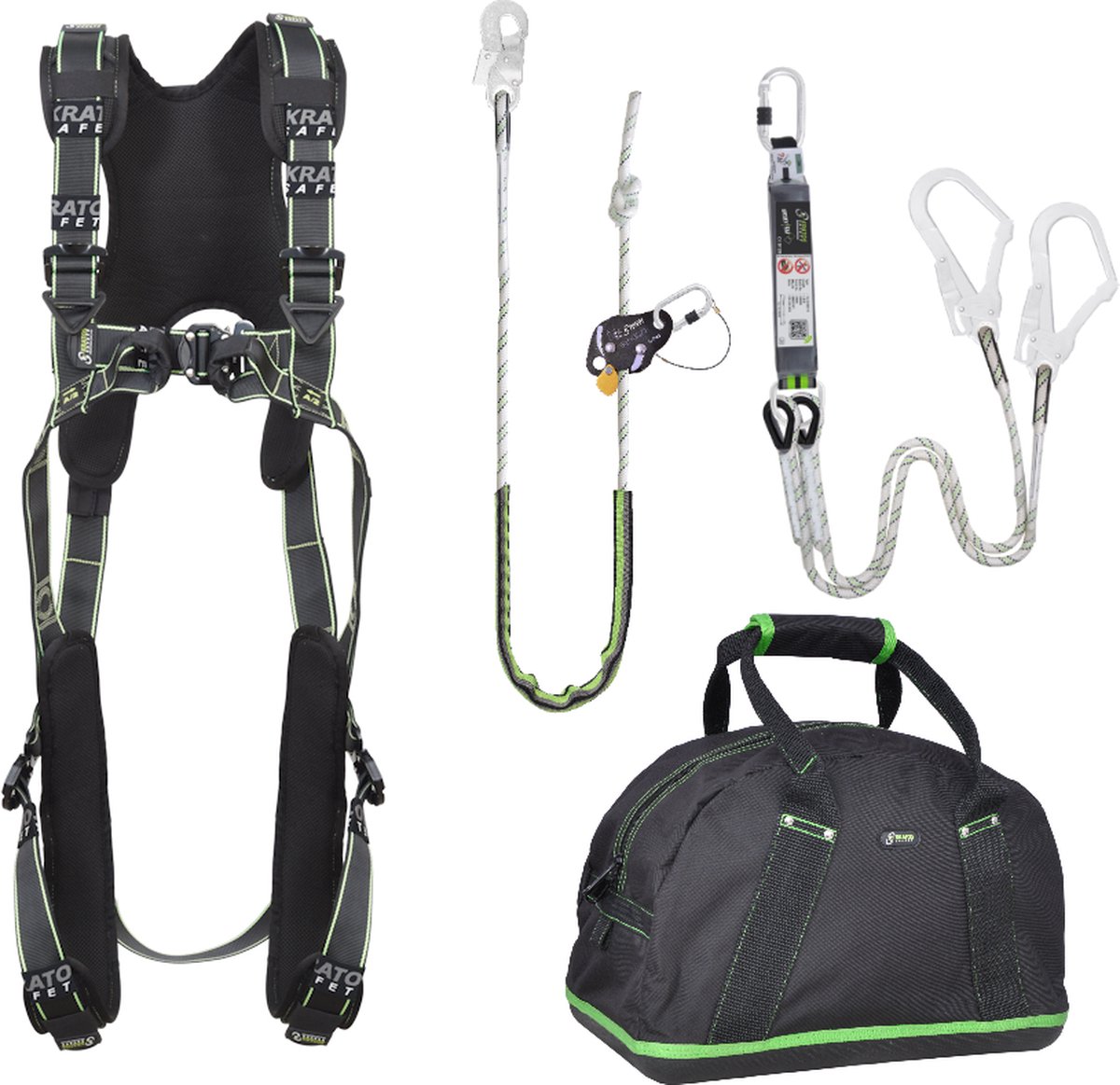 Kratos complete set valbeveiliging comfort - Elastische Y-lijn - Maat L-XXL
