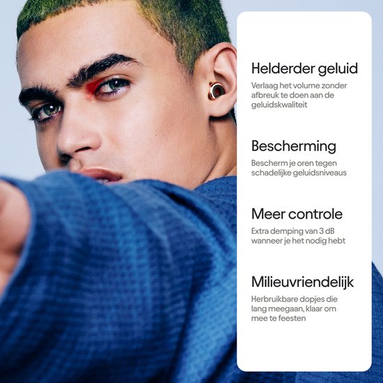 Loop Experience 2-oordopjes – Gecertificeerde gehoorbescherming voor concerten en festivals, live-evenementen, muzikanten, sport, dj's en het nachtleven – 17 dB geluidsdemping (high-fidelity Loop Experience 2-oordopjes – Gecertificeerde gehoorbescherming voor concerten en festivals, live-evenementen, muzikanten, sport, dj's en het nachtleven – 17 dB geluidsdemping (high-fidelity