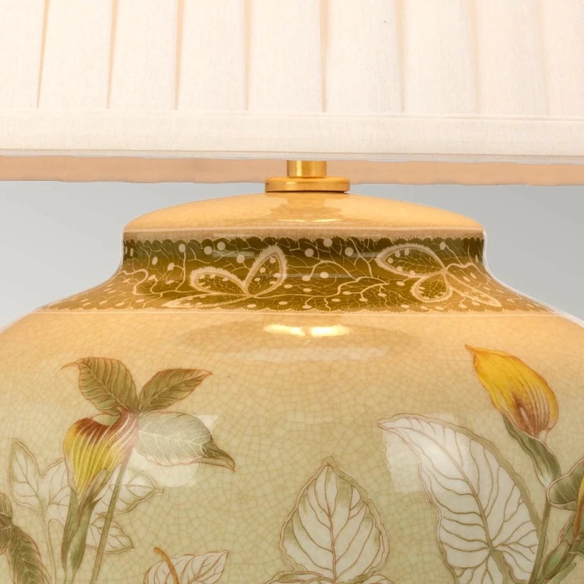 Bohemian Tafellamp - Steady Lighting - Kunststof - Bohemian - E27 - L: 41cm - Voor Binnen - Woonkamer - Eetkamer - Brons