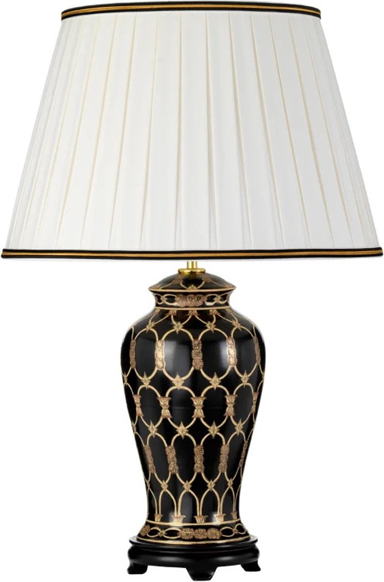 Designer's Lightbox LED Tafellamp Taipei | 1X E27 Max 60W | Black and Gold