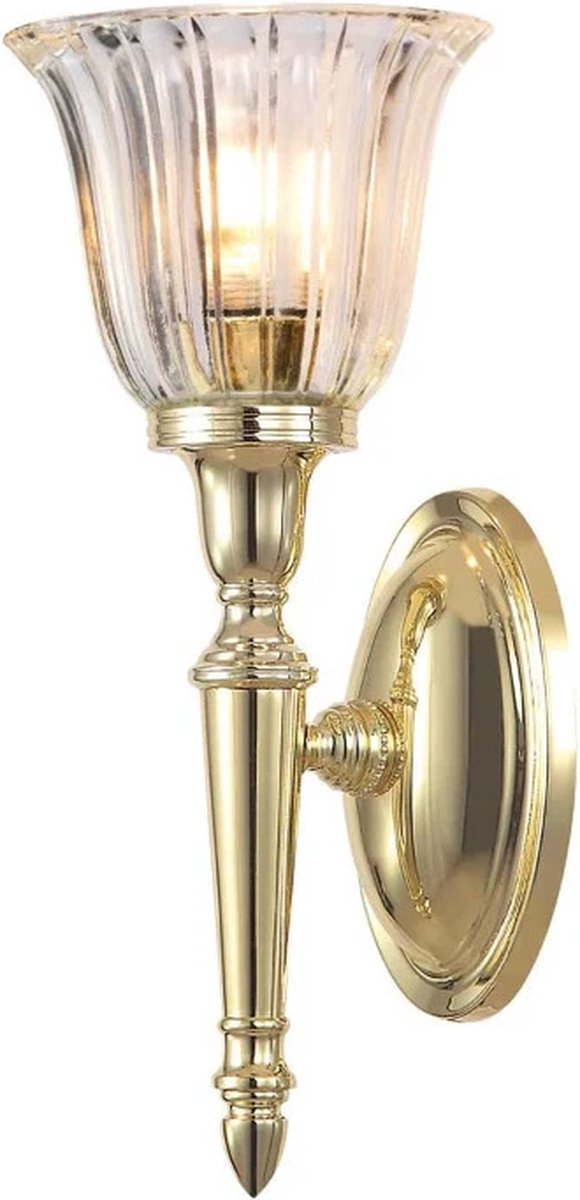 Elstead Lighting LED Badkamerarmatuur Dryden | 3W 3000K 300Lm 830 | IP44 | Dimbaar | Polished Brass
