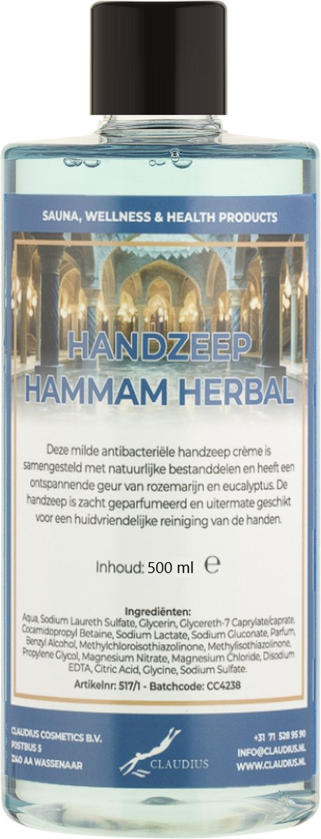 Goedkoopste Handzeep Hammam Herbal 500 ml