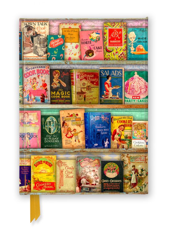 Flame Tree Notebooks- Aimee Stewart: Vintage Cook Book Library (Foiled Journal)