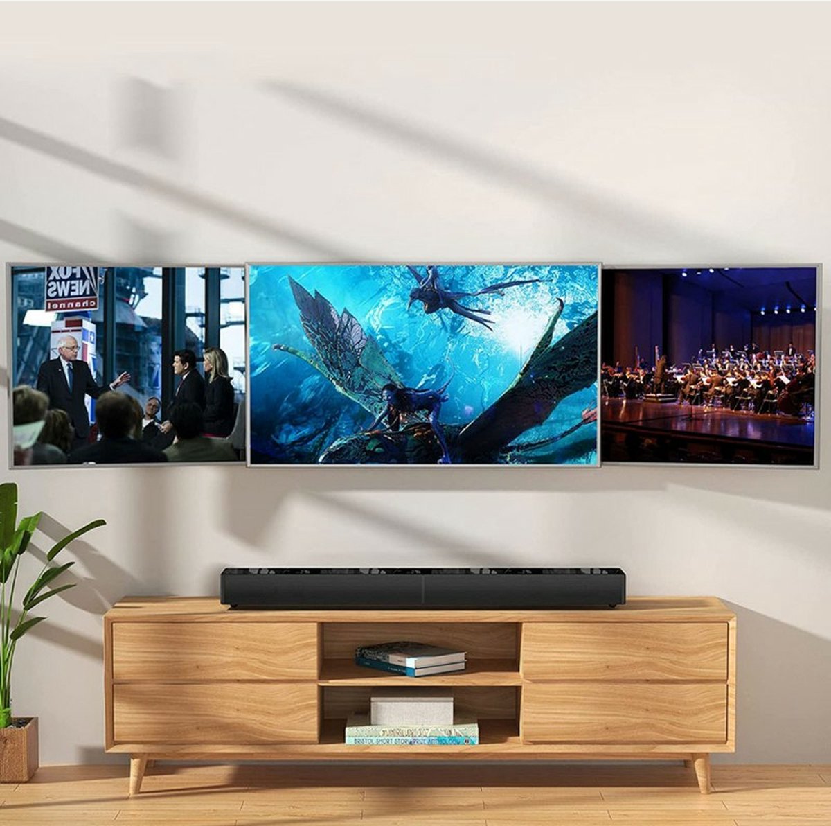 Afbeelding 2 van Soundbar - CGV - BDS ALTO - Geïntegreerde subwoofers - 80W - HDMI ARC en Optisch