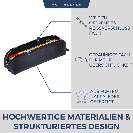 ONLINE Lederen etui voor een pen Elegant etui voor alle