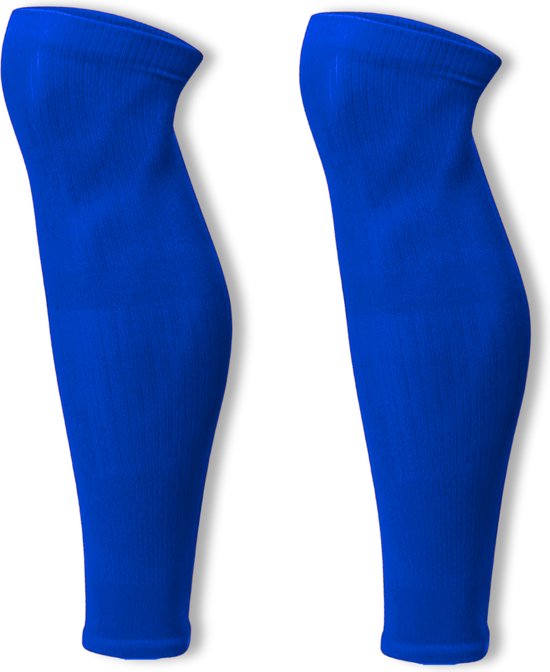 Foto: Flair sleeves blauw voetbal voetloze sokken