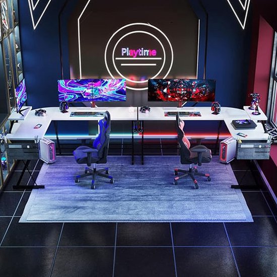 Gaming bureaus met RGB LED verlichting