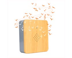 Brosmen Tweet Box - Vogelgeluiden Huisje met Bewegingsmelder & Geluid voor op Toilet - Vogelhuisje Kastje met Sensor WC - Geweldig Cadeau voor Vrouw & Man