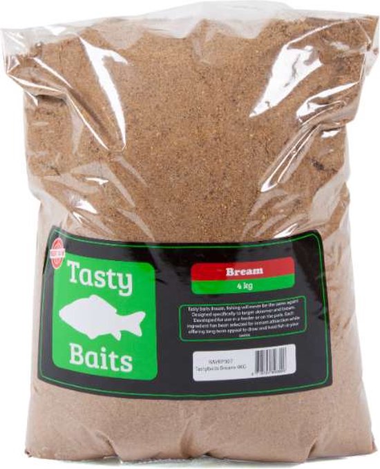 Tasty Baits Brasem & Voorn Compleet Lokvoer - 2x 4kg - Lokvoer - Witvis - Kant en Klaar van Merkloos — afbeelding 3