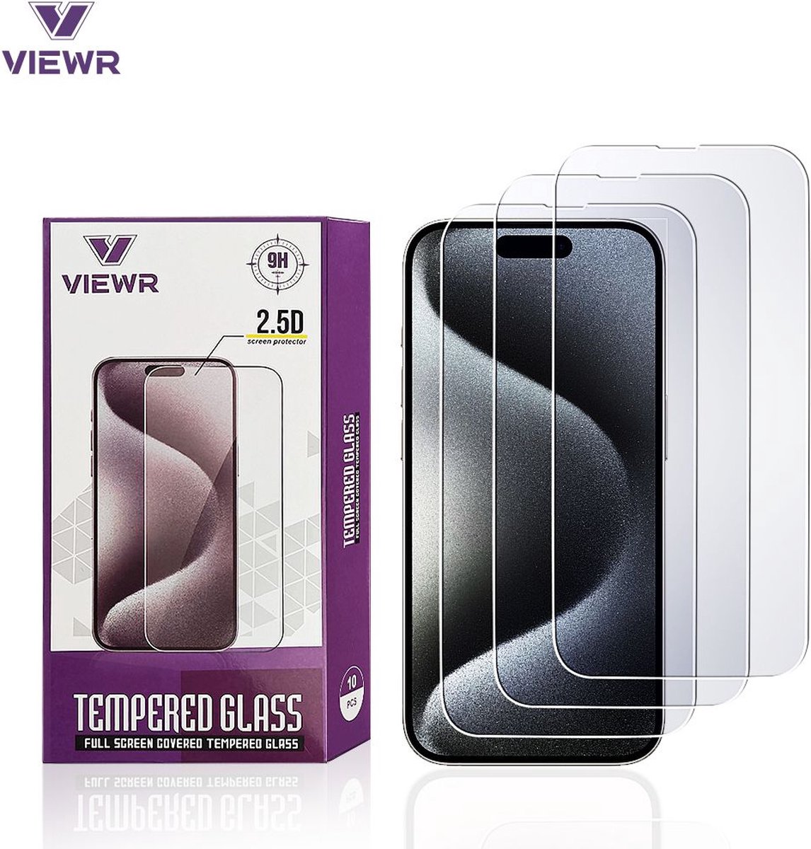 Screenprotector - Geschikt voor iPhone 13 Pro Max/iPhone 14 Plus Tempered Glas screen protector - 2 stuks Beschermglas