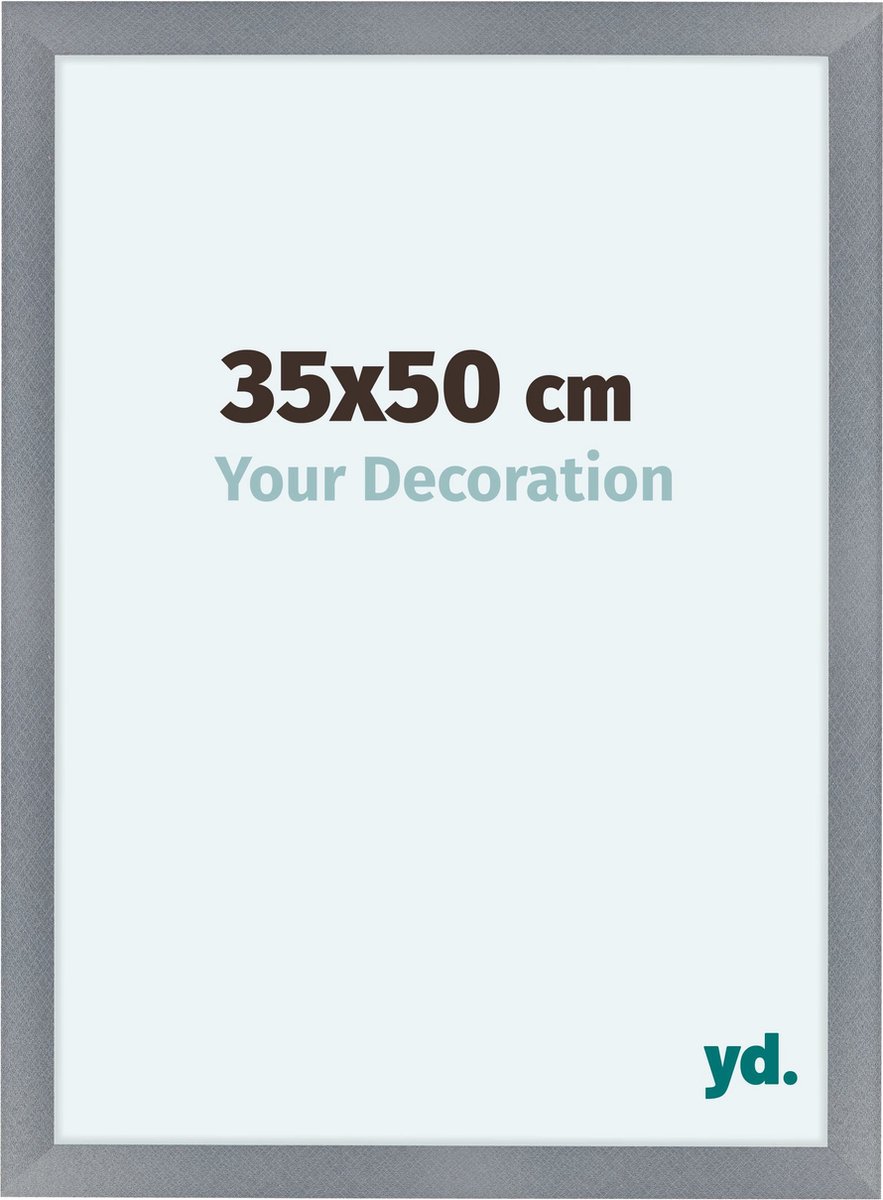 yd. Your Decoration - Fotolijst 35x50 cm - MDF - Aluminium Geborsteld - Como