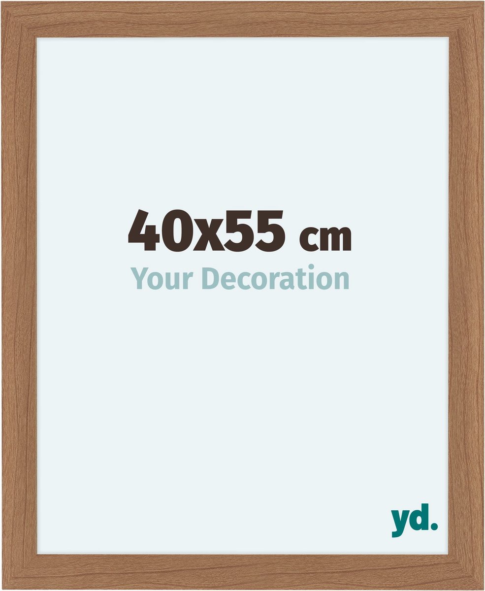 yd. Your Decoration - Fotolijst 40x55 cm - MDF - Notenhout Licht - Como
