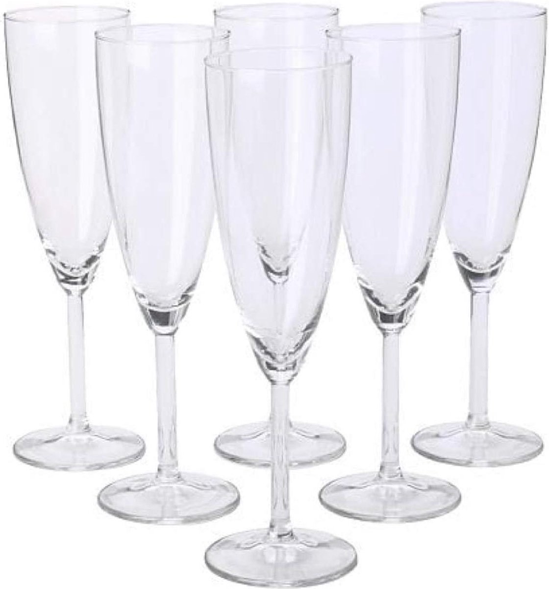 Champagne Fluit Glas 6 pack - Svalka Helder Glas - 7.4 oz