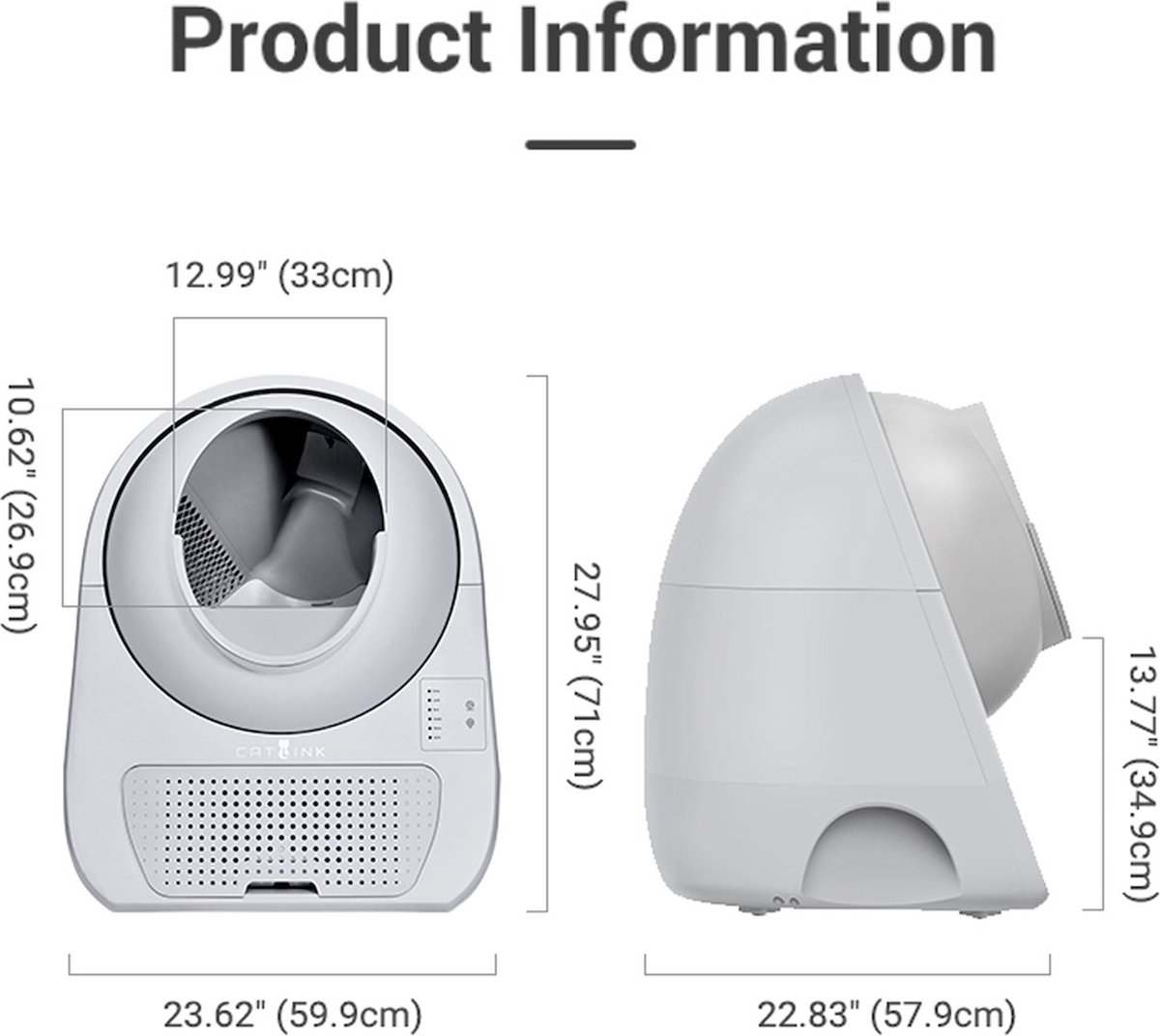 Catlink Scooper Young: Automatische Kattenbak tot 10kg thumbnail 3