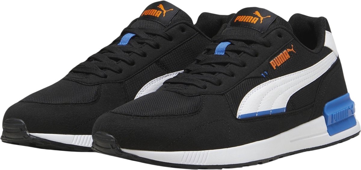 PUMA Graviton Unisex Sneakers Black- White- Team Royal-Rickie Orange