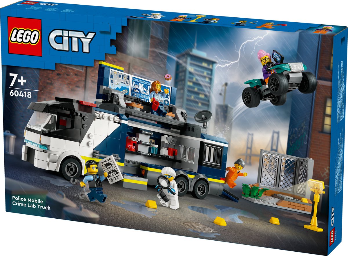 LEGO 60418 City Politielaboratorium in truck Politie Speelgoed voor Kinderen vanaf 7 jaar — afbeelding 22