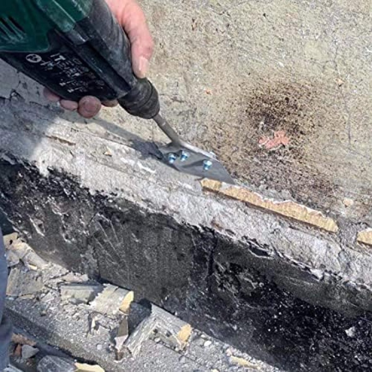 RANSENERS Beitelmes 2 stuks, 110 x 100 mm, geschikt voor spatbeitel SDS- PLUS P08, van 65MN elastisch staal