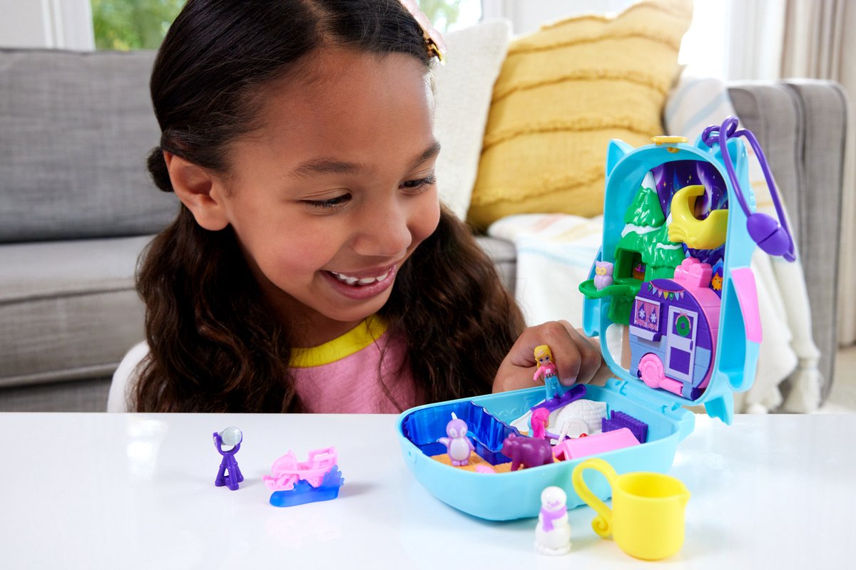 Polly Pocket - Coffret Soirée Pyjama du Hibou Mattel : King Jouet