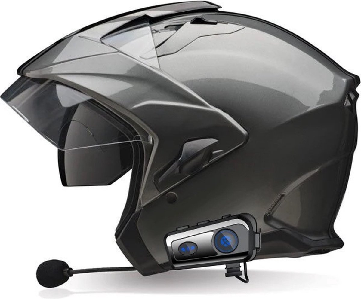 Bluetooth Headset Installatie Voor Motor En Scooter Helm - Communicatiesysteem Handsfree Bellen - Waterdicht met Lange Batterijduur - Bluetooth 5.3 thumbnail 6