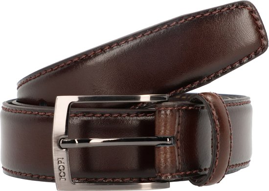 Joop! Cintura In Pelle Double Quilted, Larghezza 3,5 Cm, Taglia W100 (95-105 Cm), Colore Nero - 4