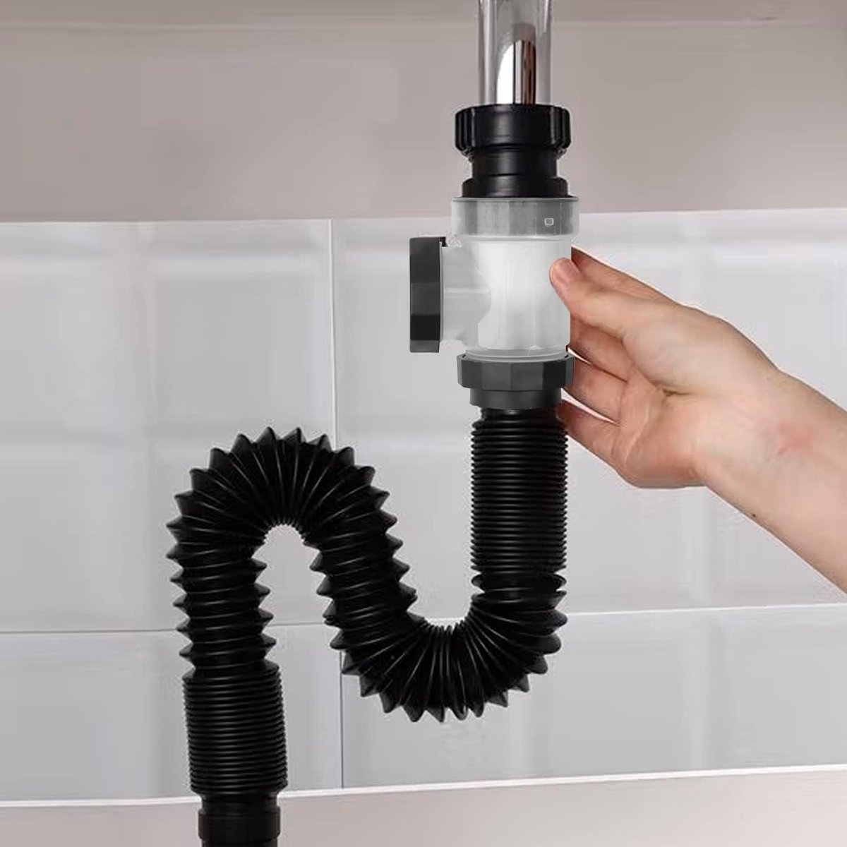 Tuyau De Rechange Droit Coude Siphons D'évacuation 32 Mm Chromé