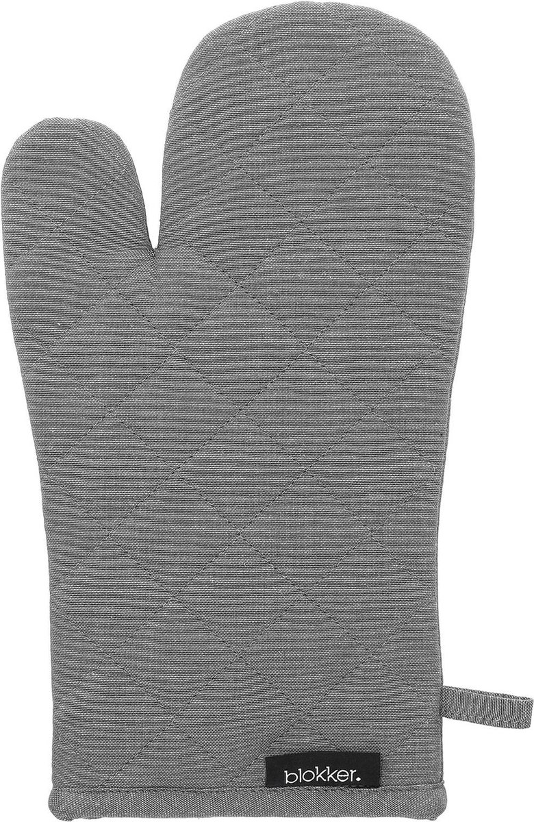 Blokker Ovenwant Chambray - Grijs