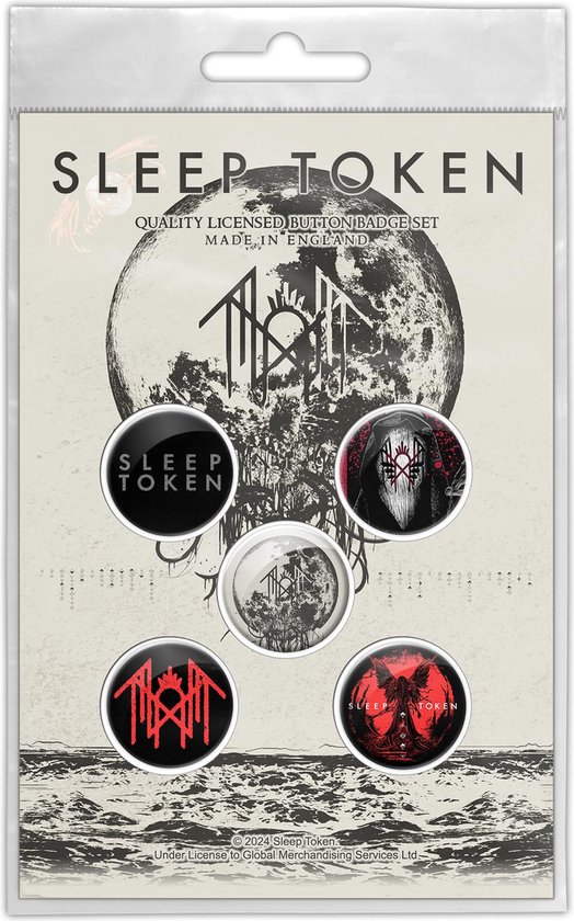 Jeton de Sleep - Ramenez-moi à Eden - Bouton - Paquet de 5
