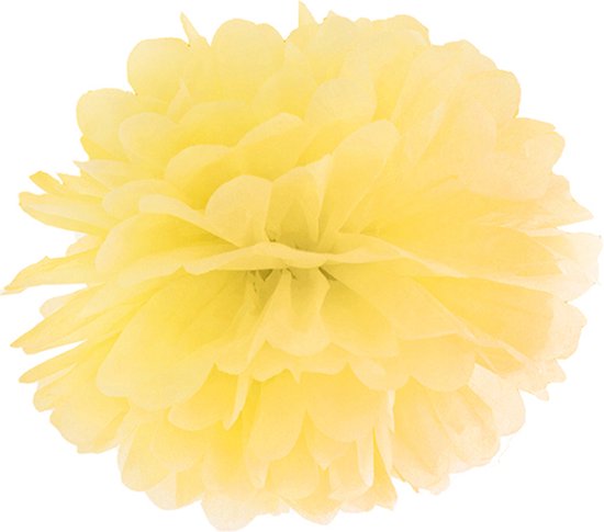 Pompon Jaune 25cm