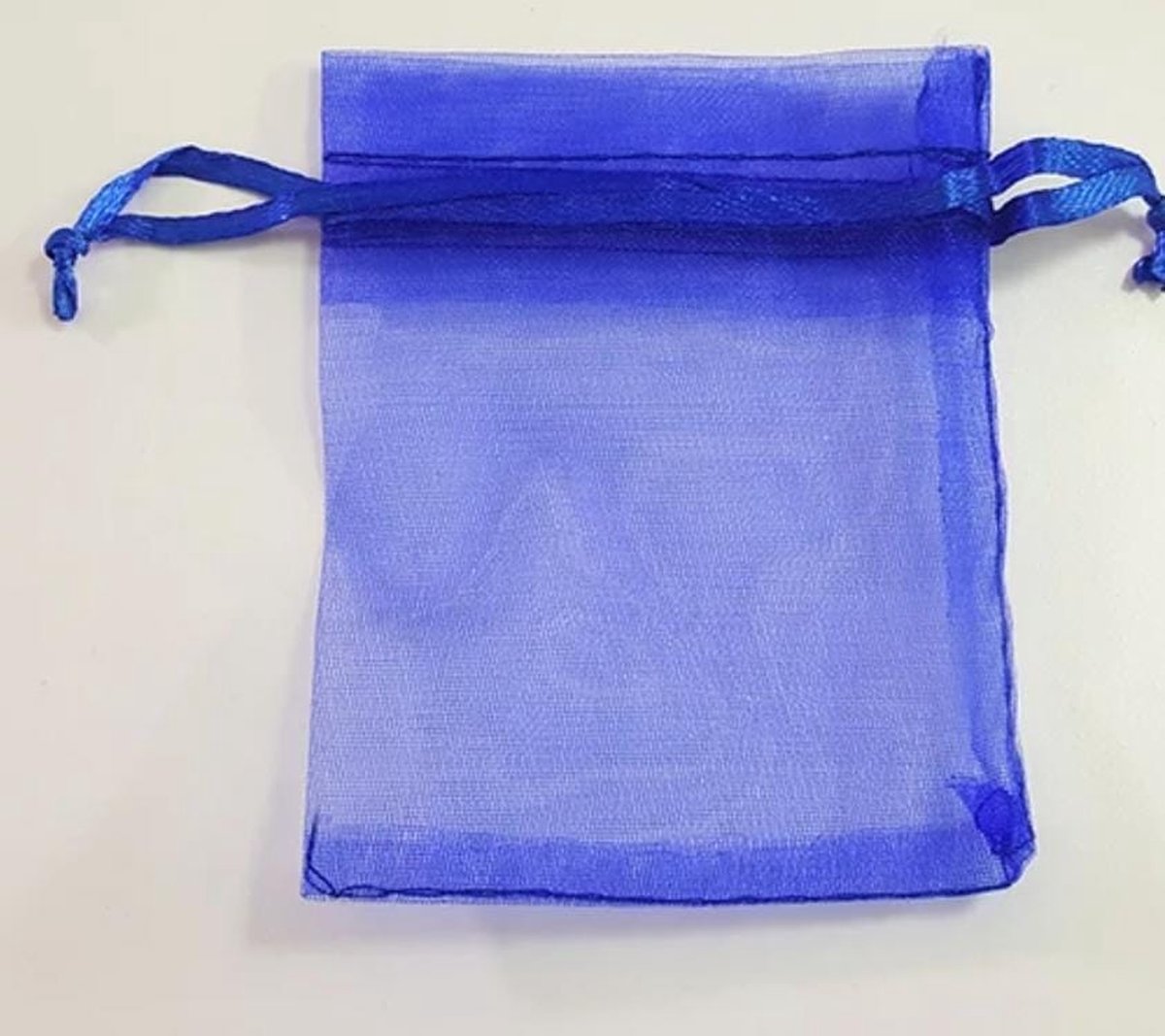 Organza zakjes - Mooi - 7 x 9 cm - 20 stuks – Prachtig – Delicaat – Snoep – Sieraden – Kleine cadeautjes – Decoratie – Feesten – Geschenkjes – Blauw - R 7x9